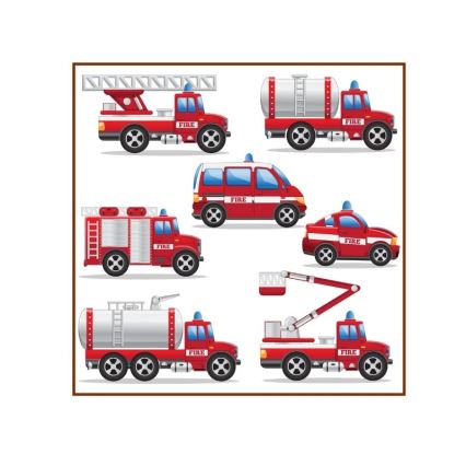 Kinderhanglamp KIDS ROOM 1xE27/60W/230V Ø 40 cm brandweer