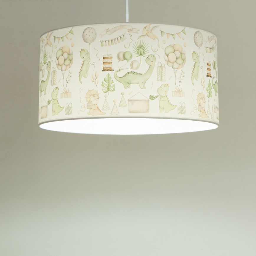 Kinderhanglamp KIDS ROOM 1xE27/60W/230V Ø 40 cm dinosaurus