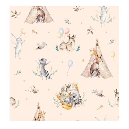 Kinderhanglamp KIDS ROOM 1xE27/60W/230V Ø 40 cm – speels dierenmotief