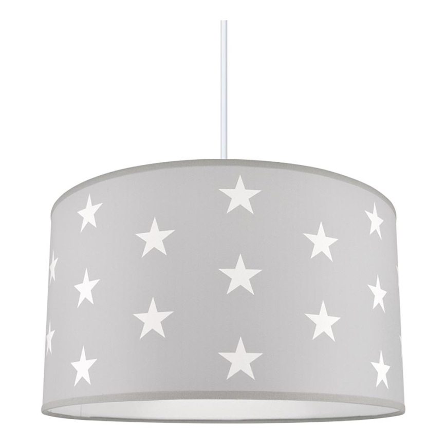 Kinderhanglamp STARS GREY 1xE27/60W/230V