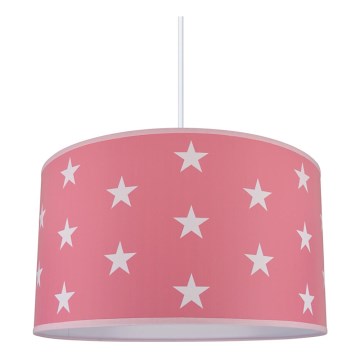 Kinderhanglamp STARS PINK 1xE27/60W/230V