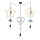 Kinderhanglamp TRIO 3xE27/20W/230V geel/blauw/grijs