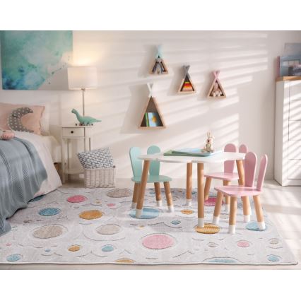 Kinderkleed PIAR 120x170 cm veelkleurig/gestippeld