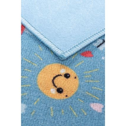 Kinderkleed STELLA STREETS 80x100 cm blauw/stad