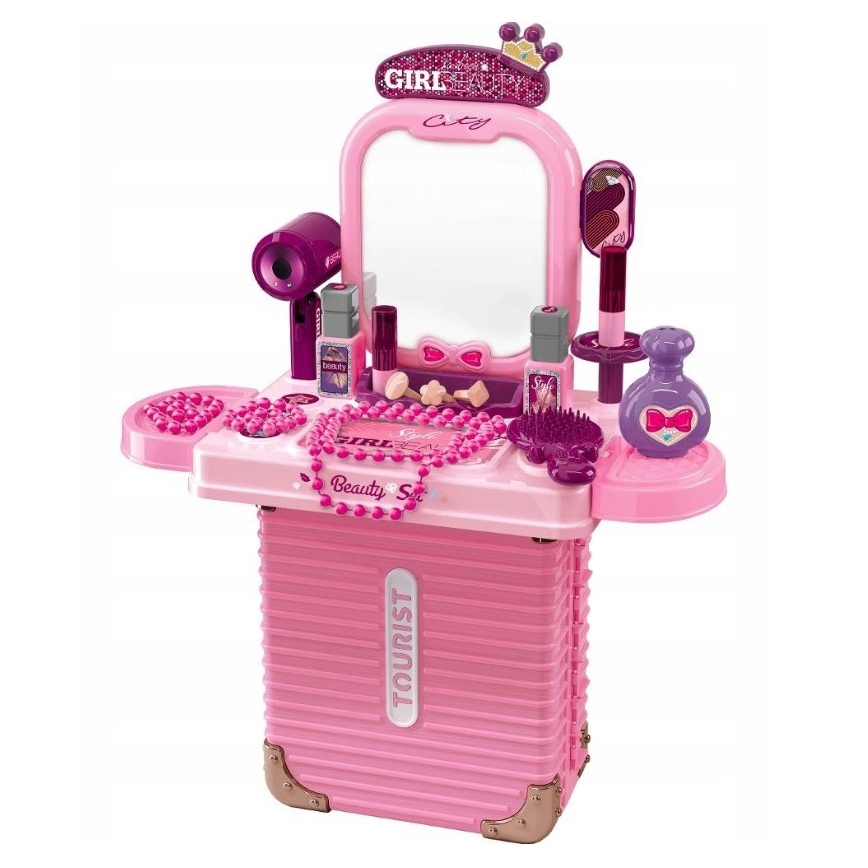 Kinderkoffertje - schoonheidssalon
