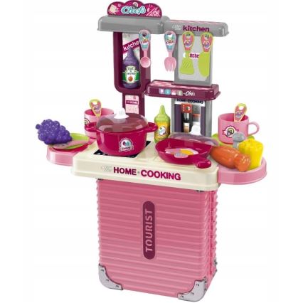 Kinderkoffertje - speelkeukentje