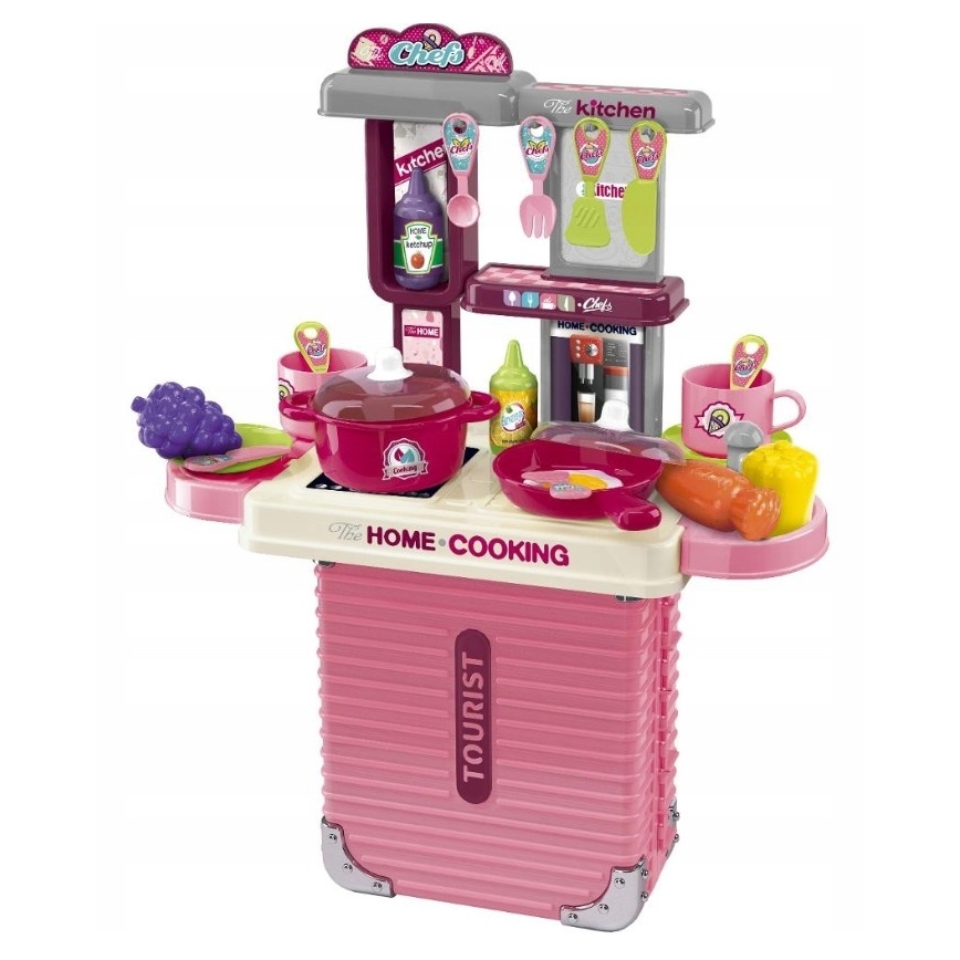Kinderkoffertje - speelkeukentje