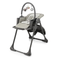 KINDERKRAFT - 2-in-1 kinder-eetstoel TUMMIE grijs