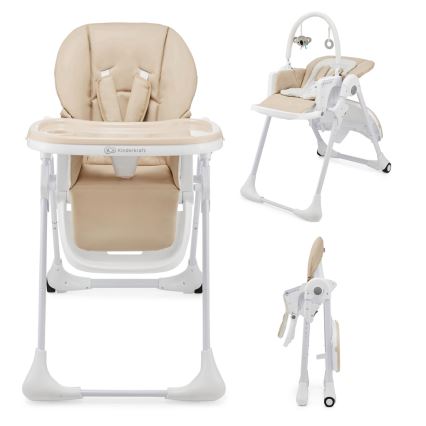 KINDERKRAFT - 2-in-1 kinderstoel TUMMIE, beige