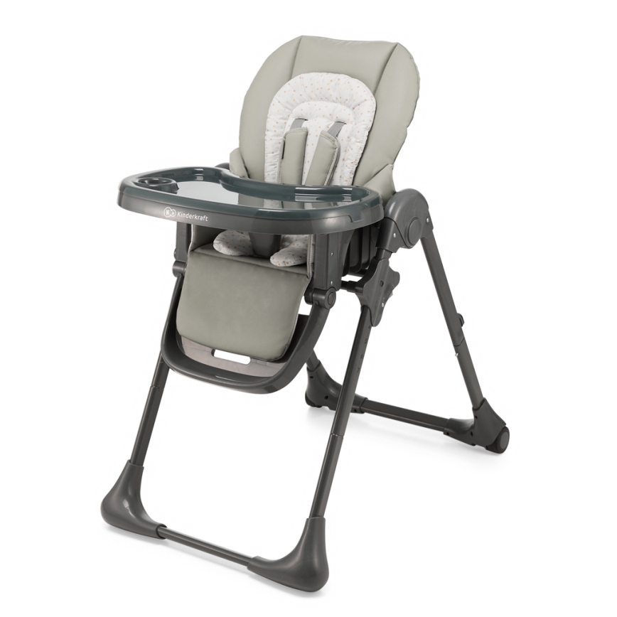 KINDERKRAFT - 2-in-1 kinderstoel TUMMIE, grijs