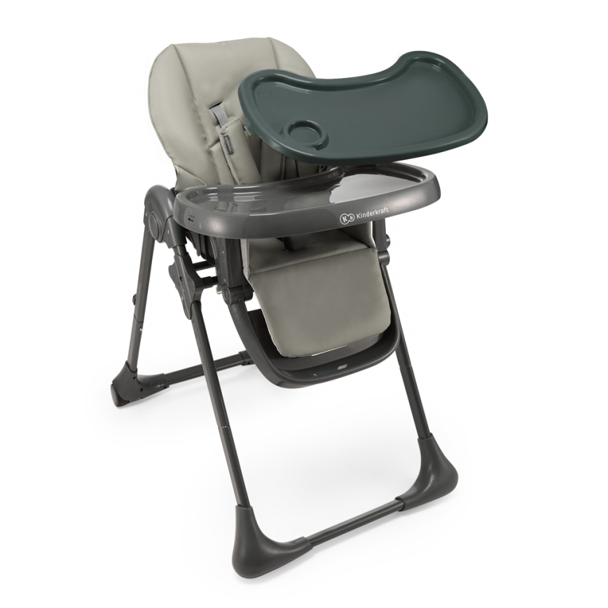 KINDERKRAFT - 2-in-1 kinderstoel TUMMIE, grijs