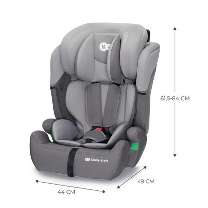 KINDERKRAFT - Autostoel COMFORT UP i-Maat (76-150 cm) lichtgrijs