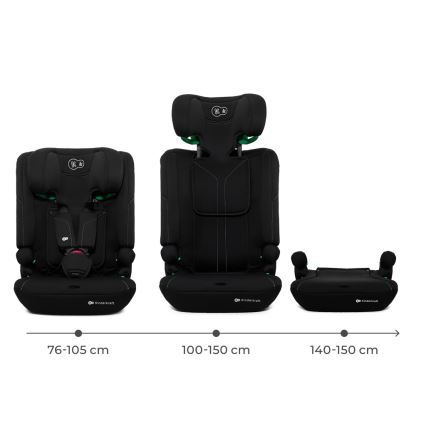 KINDERKRAFT - Autostoel I-COMFY i-Size 76-150 cm zwart