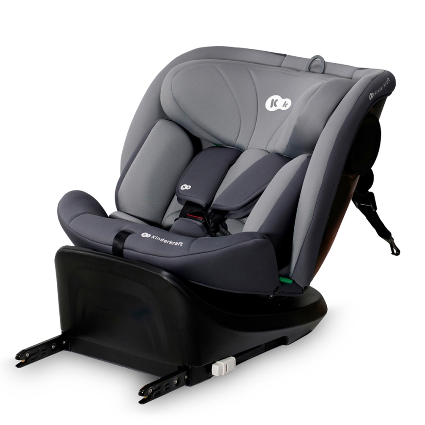 KINDERKRAFT - Autostoel I-GROW i-Maat (40-150 cm) grijs