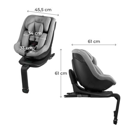 KINDERKRAFT - Autostoel I-GUARD i-Size 40-105 cm grijs