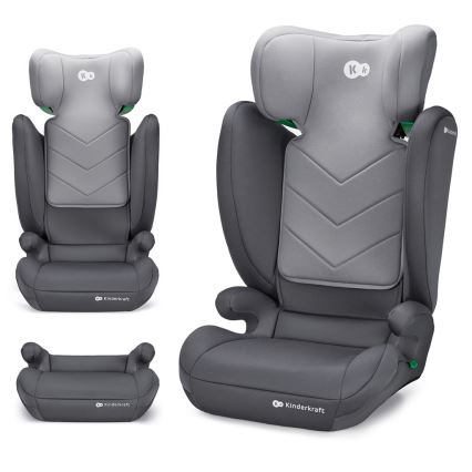 KINDERKRAFT - Autostoel I-SPARK i-Maat (100-150 cm) grijs