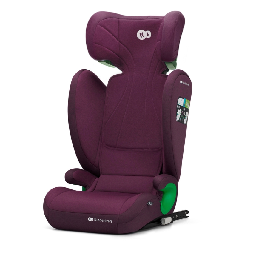 KINDERKRAFT - Autostoel JUNIOR FIX 2 (100-150 cm) Cherry pearl