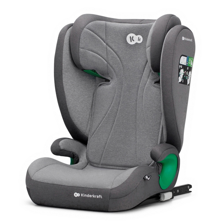 KINDERKRAFT - Autostoel JUNIOR FIX 2 (100-150 cm) Raket grijs