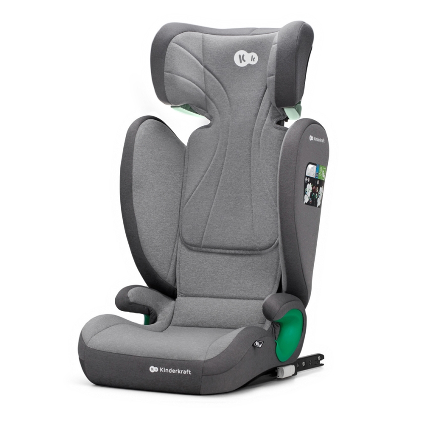 KINDERKRAFT - Autostoel JUNIOR FIX 2 (100-150 cm) Raket grijs