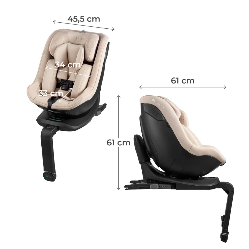 KINDERKRAFT - Autostoeltje I-GUARD i-Size 40-105 cm beige