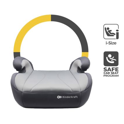 KINDERKRAFT - Autoverhoger stoel I-BOOST i-Maat 135-150 cm grijs