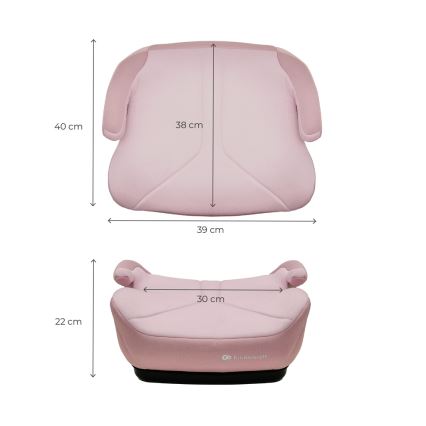 KINDERKRAFT - Autozitverhoger I-BOOST 2 125–150 cm roze