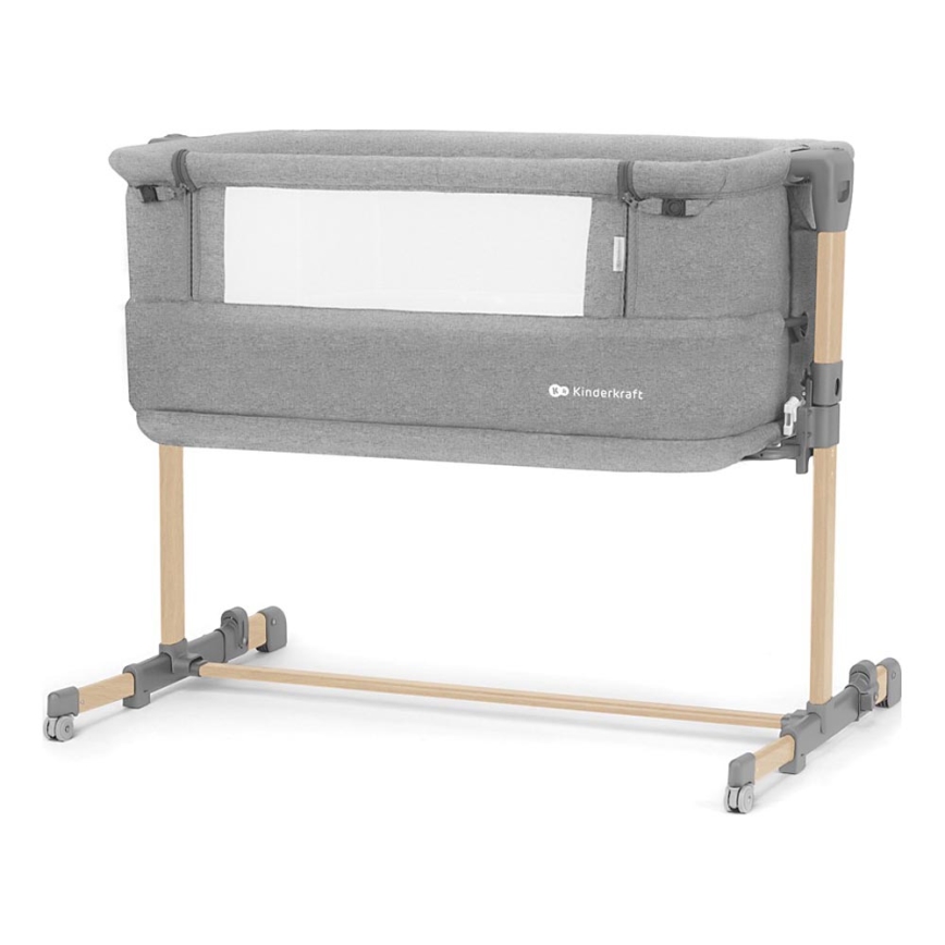 KINDERKRAFT - Baby wieg NESTE GROW lichtgrijs