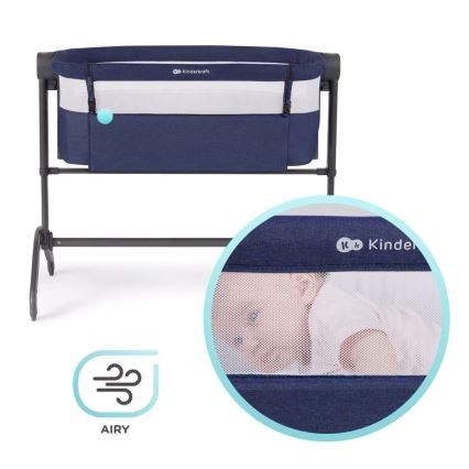 KINDERKRAFT - Babybedje 2in1 BEA blauw