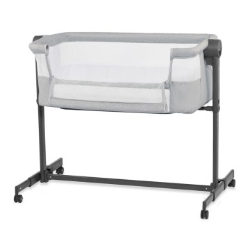 KINDERKRAFT - Babybedje NESTE UP2 lichtgrijs