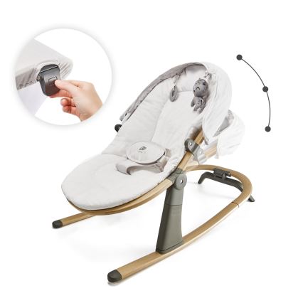 KINDERKRAFT - Babyligstoel ELSU grijs