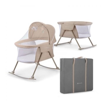 KINDERKRAFT - Beige Babybedje 3in1 LOVI