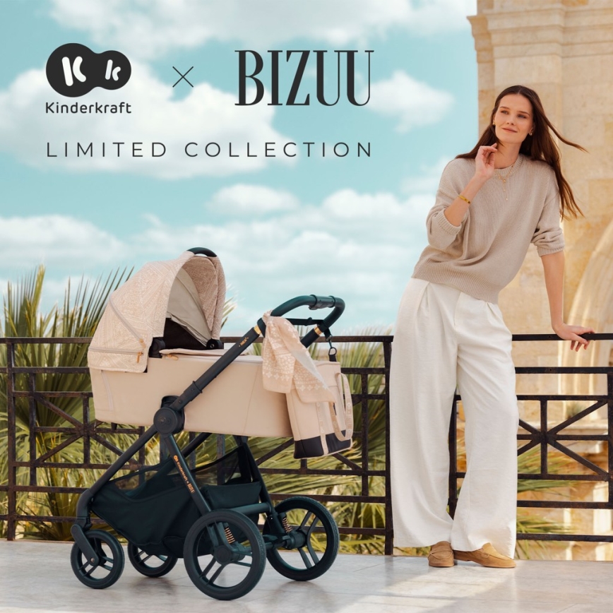 KINDERKRAFT - Combi-kinderwagen 2-in-1 NEA 2 Dune Whisper Bizuu