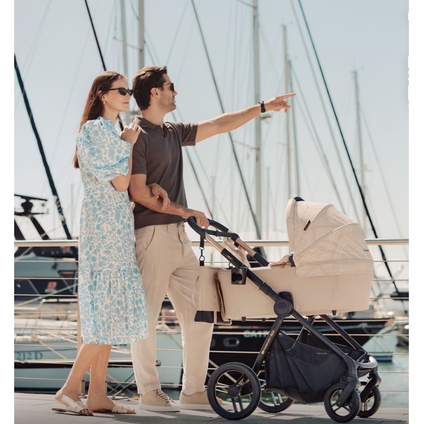 KINDERKRAFT - Combi-kinderwagen 2-in-1 NEA 2 Dune Whisper Bizuu