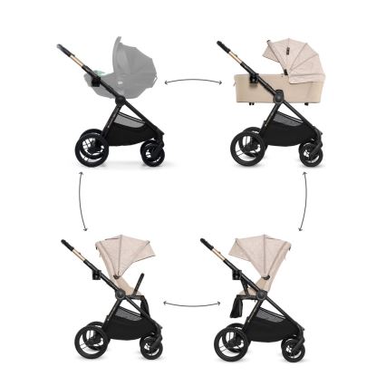 KINDERKRAFT - Combi-kinderwagen 2-in-1 NEA 2 Dune Whisper Bizuu