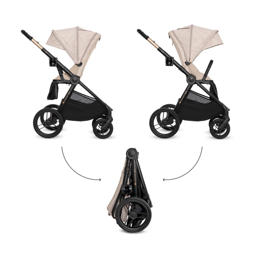 KINDERKRAFT - Combi-kinderwagen 2-in-1 NEA 2 Dune Whisper Bizuu
