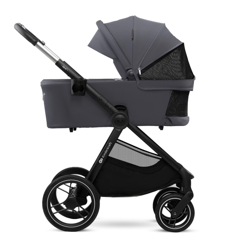 KINDERKRAFT - Combinatiekinderwagen 2in1 NEA 2 Donkergrijs