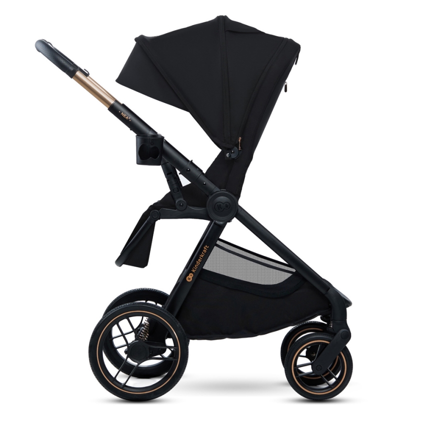 KINDERKRAFT - Combinatiekinderwagen 2in1 NEA 2 Midnight zwart