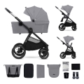 KINDERKRAFT - Combinatiekinderwagen 2in1 NEA 2 Platinum grijs