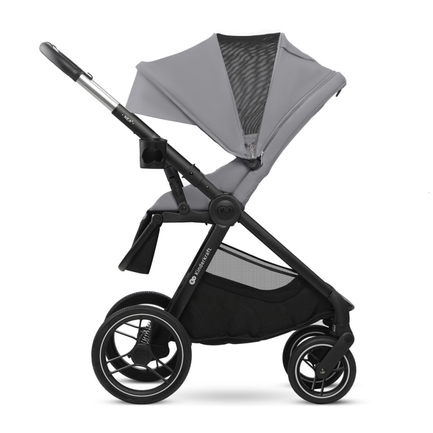 KINDERKRAFT - Combinatiekinderwagen 2in1 NEA 2 Platinum grijs