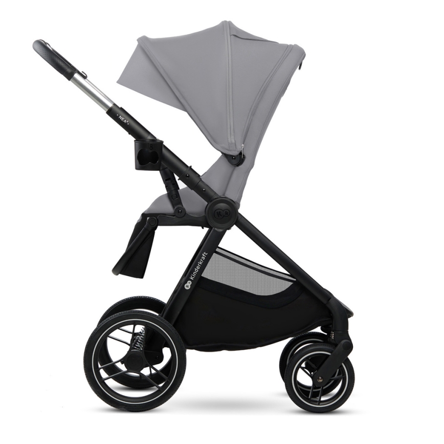 KINDERKRAFT - Combinatiekinderwagen 2in1 NEA 2 Platinum grijs