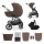KINDERKRAFT - Combinatiekinderwagen 3-in-1 PRIME 3 Velvet Mocca