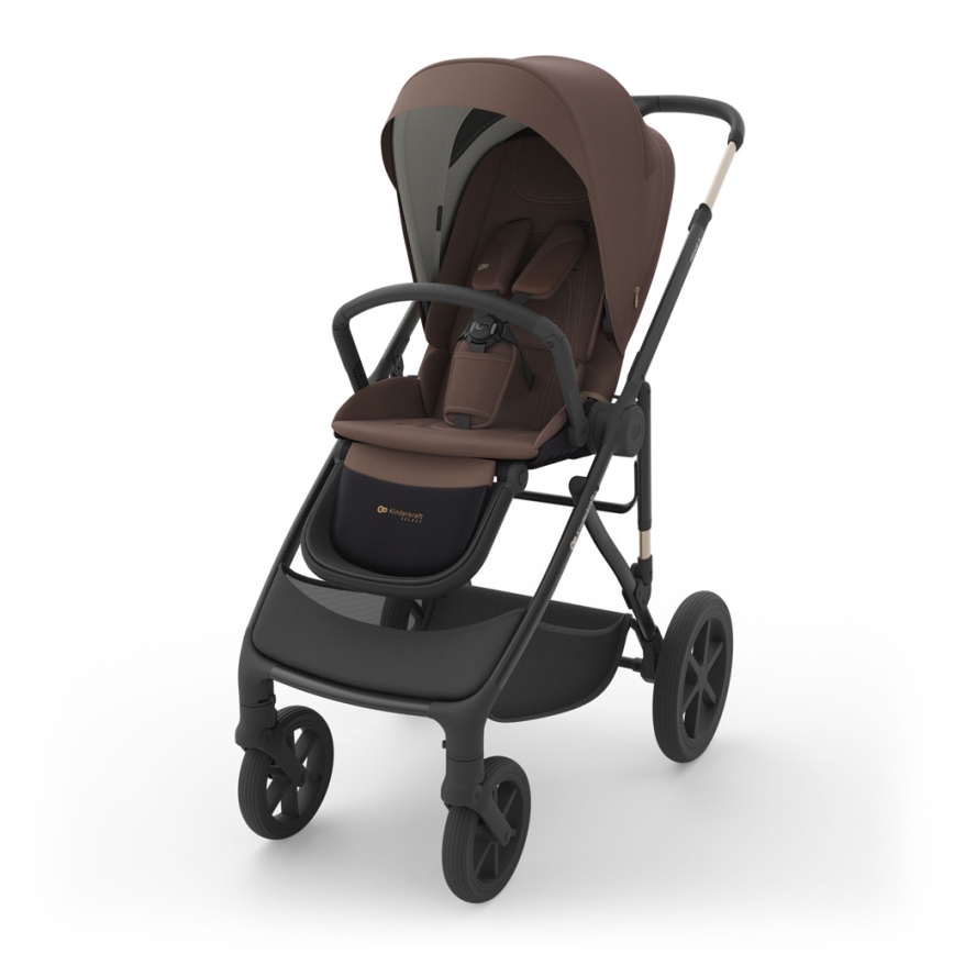 KINDERKRAFT - Combinatiekinderwagen 3-in-1 PRIME 3 Velvet Mocca
