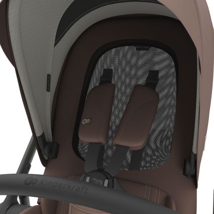 KINDERKRAFT - Combinatiekinderwagen 3-in-1 PRIME 3 Velvet Mocca