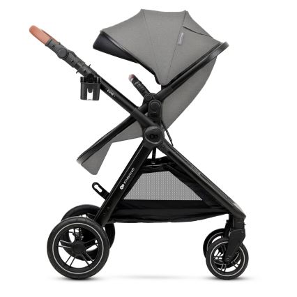 KINDERKRAFT - Combinatiekinderwagen 3in1 ESME Moonlight grijs + autostoel MINK PRO