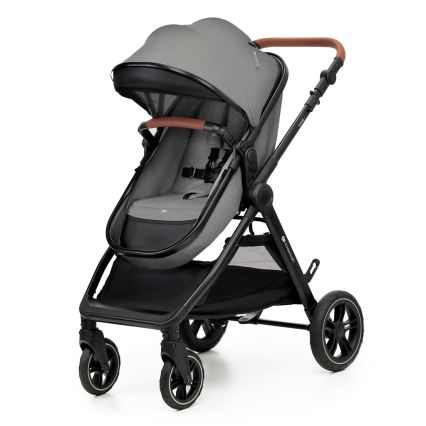 KINDERKRAFT - Combinatiekinderwagen 3in1 ESME Moonlight grijs + autostoel MINK PRO