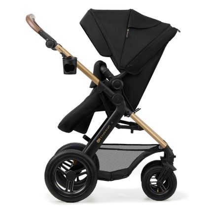 KINDERKRAFT - Combinatiekinderwagen 3in1 MOOV 2 AIR Pure zwart + autostoel MINK PRO