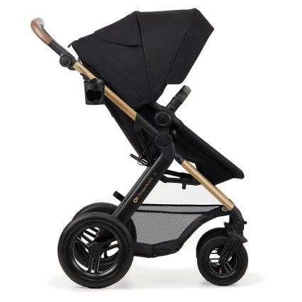 KINDERKRAFT - Combinatiekinderwagen 3in1 MOOV 2 AIR Pure zwart + autostoel MINK PRO