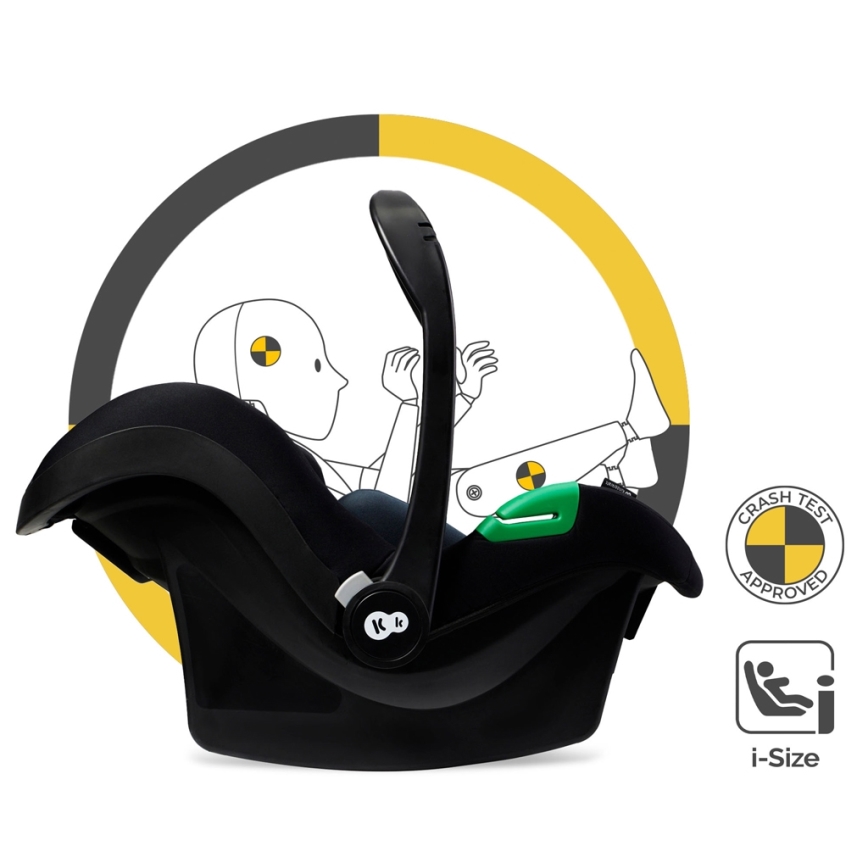 KINDERKRAFT - Combinatiekinderwagen 3in1 MOOV 2 Moonlight grijs + autostoel MINK PRO