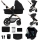 KINDERKRAFT - Combinatiekinderwagen 3in1 MOOV 2 Pure zwart + autostoel MINK PRO