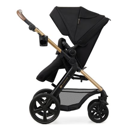 KINDERKRAFT - Combinatiekinderwagen 3in1 MOOV 2 Pure zwart + autostoel MINK PRO